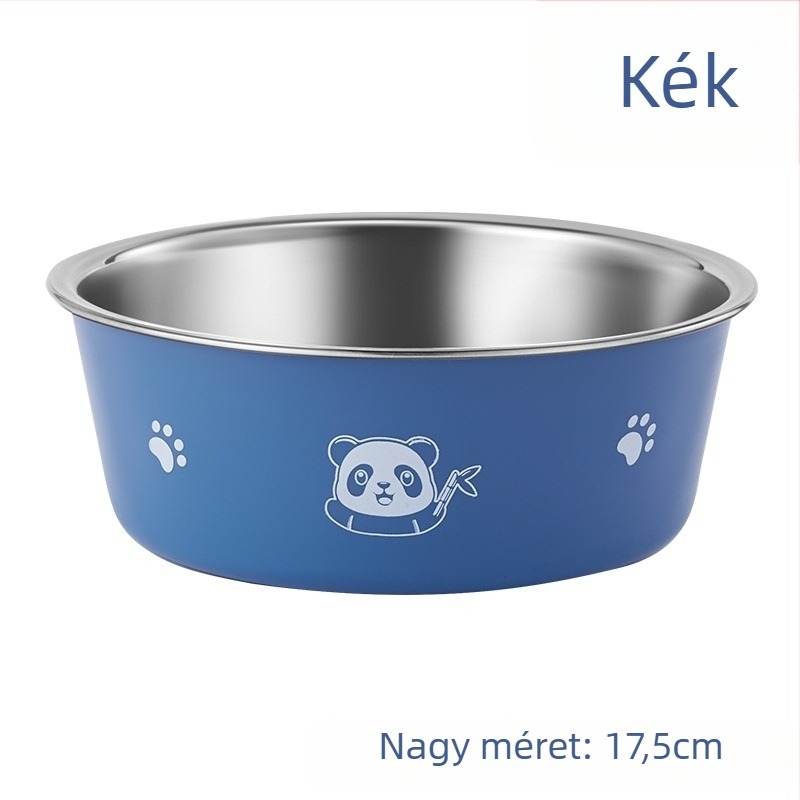 Mengdi rozsdamentes acél – kisállat tál, anti-slip dizájn, kutya és macska tál, eredet Taizhou, Zhejiang