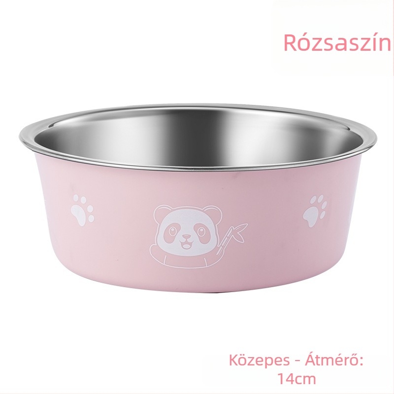 Mengdi rozsdamentes acél – kisállat tál, anti-slip dizájn, kutya és macska tál, eredet Taizhou, Zhejiang
