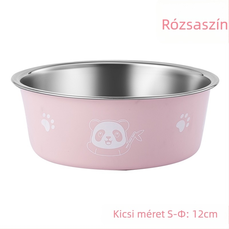 Mengdi rozsdamentes acél – kisállat tál, anti-slip dizájn, kutya és macska tál, eredet Taizhou, Zhejiang