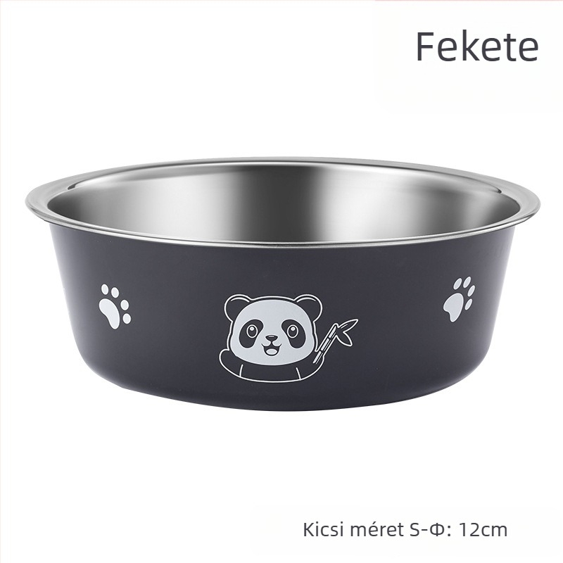 Mengdi rozsdamentes acél – kisállat tál, anti-slip dizájn, kutya és macska tál, eredet Taizhou, Zhejiang
