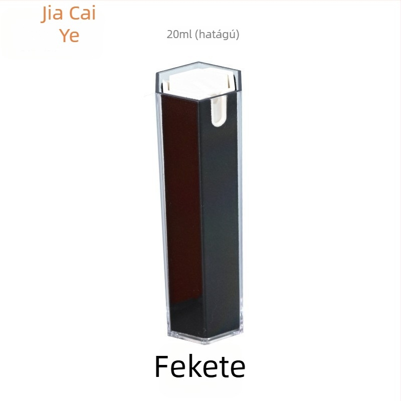 Hexagonális kialakítású telefon LCD-képernyő tisztító készlet, modell JCY-425, tömeg 58,5 g, integrált spray üveg és törlő tároló.