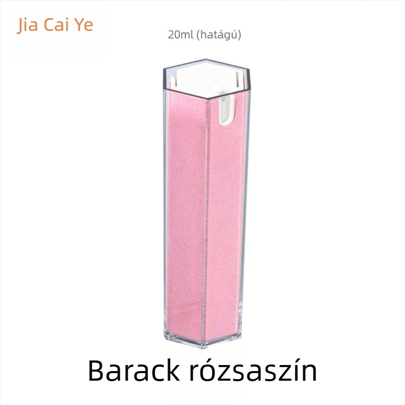 Hexagonális kialakítású telefon LCD-képernyő tisztító készlet, modell JCY-425, tömeg 58,5 g, integrált spray üveg és törlő tároló.