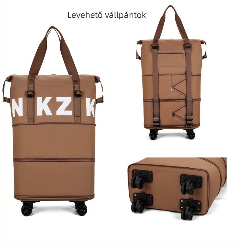 Nkzk Kerekes hátizsák utazáshoz, 20–35L, Oxford anyag, vízálló és kopásálló, száraz–nedves elválasztás, uniszex, iskolai használatra