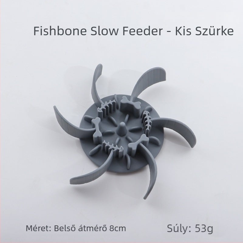 Háziállatok lassú etető tál, szilikonból, szívókoronggal, anti-fulladás, macskák és kutyák számára