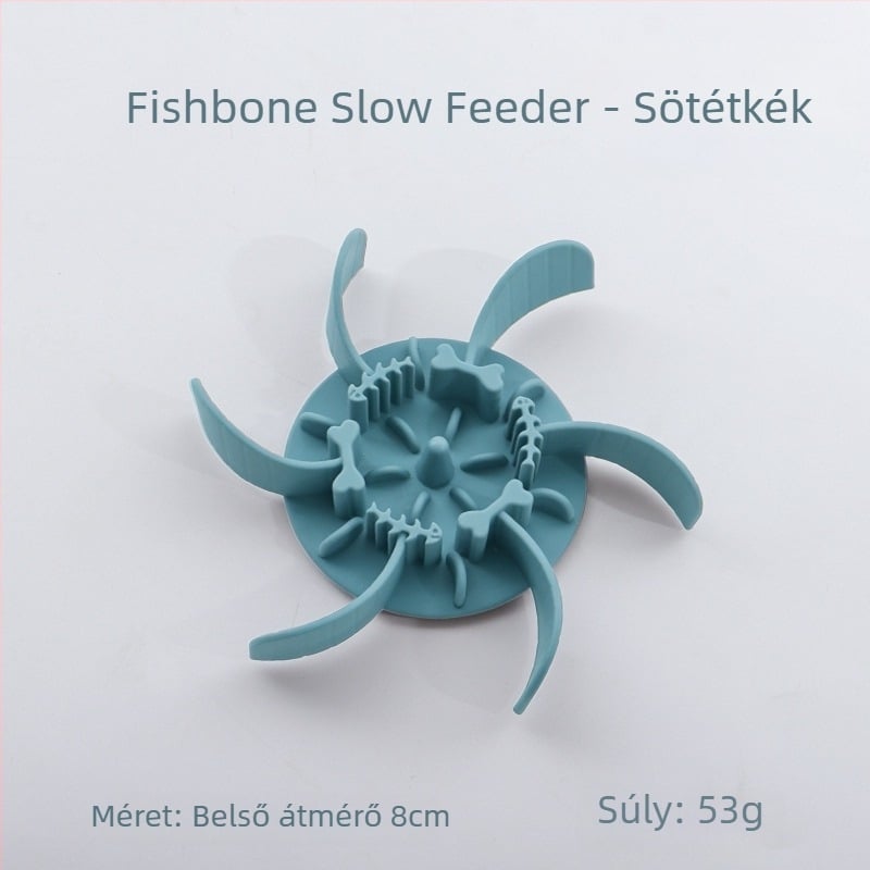 Háziállatok lassú etető tál, szilikonból, szívókoronggal, anti-fulladás, macskák és kutyák számára