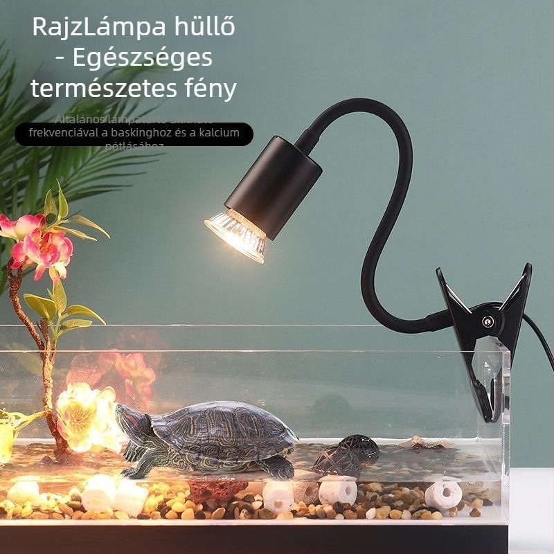 Teknős melegítő lámpa – napozáshoz és téli hibernációhoz