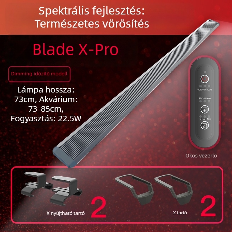 LED akvárium világítás - vízálló, alumínium ötvözet, teljesítmény 10.9W–47.5W, Márka Jiyin