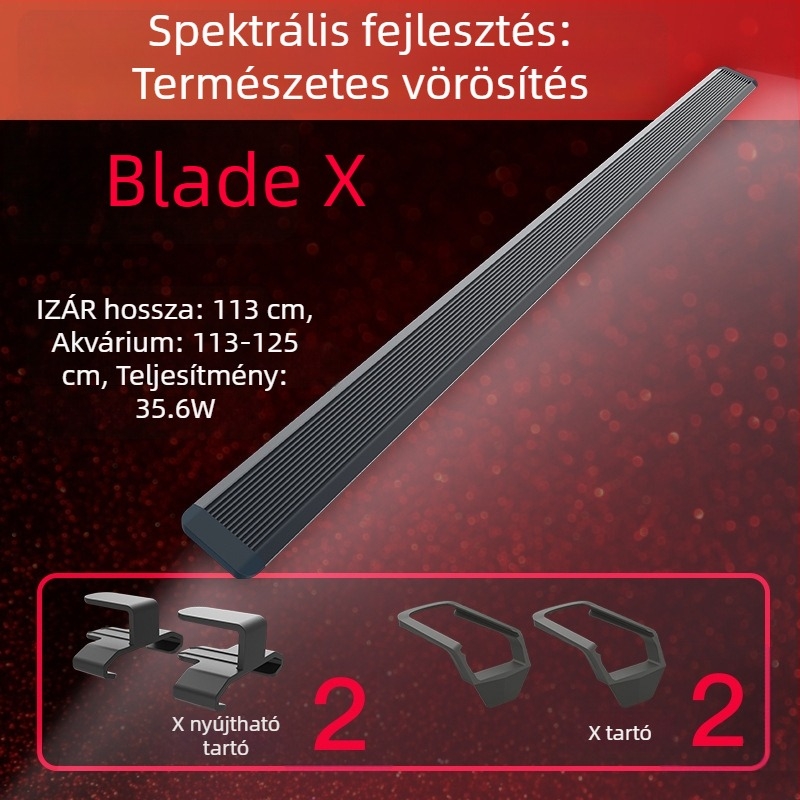 LED akvárium világítás - vízálló, alumínium ötvözet, teljesítmény 10.9W–47.5W, Márka Jiyin