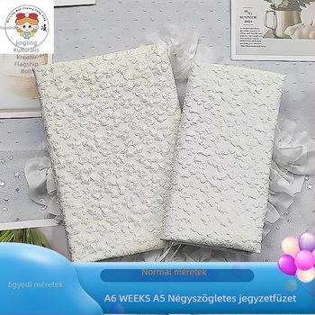 Qiu Ling kézzel készített notesz védőburkolat, négyszögletes alakú, állítható