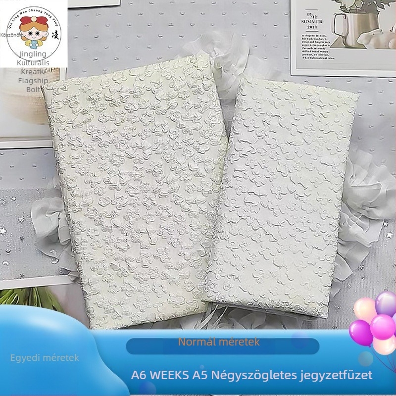 Qiu Ling kézzel készített notesz védőburkolat, négyszögletes alakú, állítható