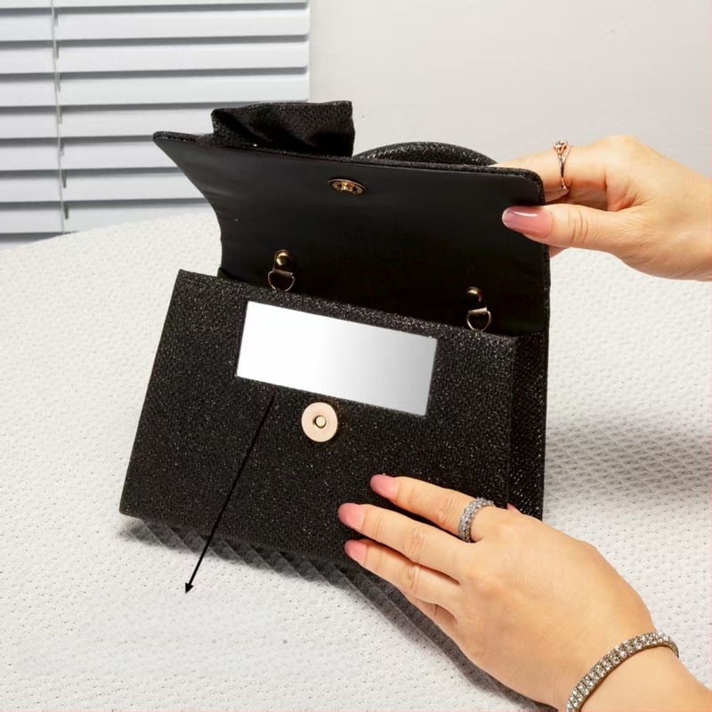 Retro PVC clutch táska telefon- és dokumentumzsebekkel, függőleges négyszögletes forma, zárható zárral, 3D dizájn, mindennapi használatra