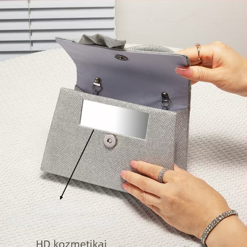Retro PVC clutch táska telefon- és dokumentumzsebekkel, függőleges négyszögletes forma, zárható zárral, 3D dizájn, mindennapi használatra