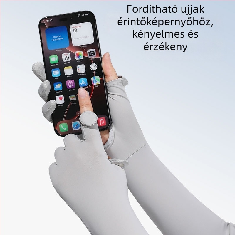 Napvédő karpántok, Anti-UV, Könnyű és légáteresztő, Csúszásmentes, Érintőképernyő-kompatibilis, Ice Silk/Nylon (81–95%), tavasz 2025