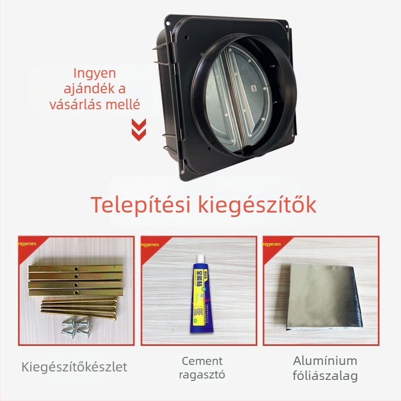 Öntöttvas tűzálló visszacsapó szelep konyhai elszívócsőhöz, CE tanúsítvány, Powerful Factory