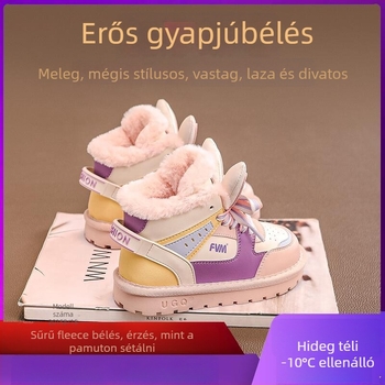 FVM Lányoknak szóló bokacsizma – téli divat stílus, 4–16 éveseknek