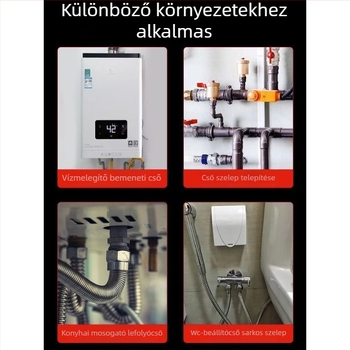 Többfunkciós mosogató- és mosdókulcs – egyben eszköz a csaptelek és csövek demontázsához és telepítéséhez, Light Luxury stílus, modell 8478945312312313