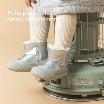 Topstar Gyerekeknek készült bokacsizma – Koreai stílus, felső része szintetikus bőr + textil, 4–6 éveseknek, uniszex