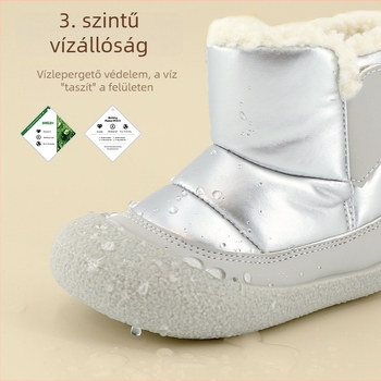 Topstar Gyerekeknek készült bokacsizma – Koreai stílus, felső része szintetikus bőr + textil, 4–6 éveseknek, uniszex