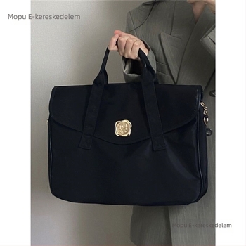 Crossbody laptop táska – PU anyag, légáteresztő, ultrakönnyű, kopásálló, bővíthető kapacitás; városi stílus, uniszex, ősz 2025
