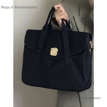Crossbody laptop táska – PU anyag, légáteresztő, ultrakönnyű, kopásálló, bővíthető kapacitás; városi stílus, uniszex, ősz 2025