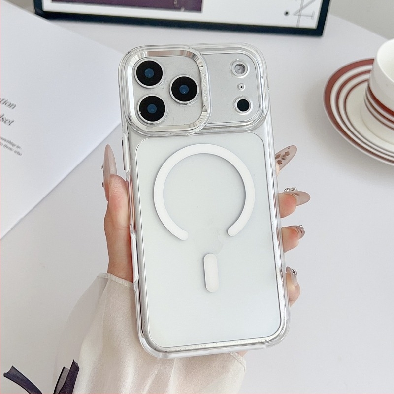 Telefonvédő iPhone 17 Pro Max és iPhone 16 Pro Max számára – akril, ütésálló, mágneses rögzítés, injekciós öntés, testreszabható