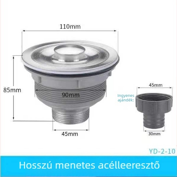 Konyhai mosogató lefolyócső meghosszabbító tömlő | Xin Leon modell 446 | ABS | lefolyócső | stílus Modern egyszerűség