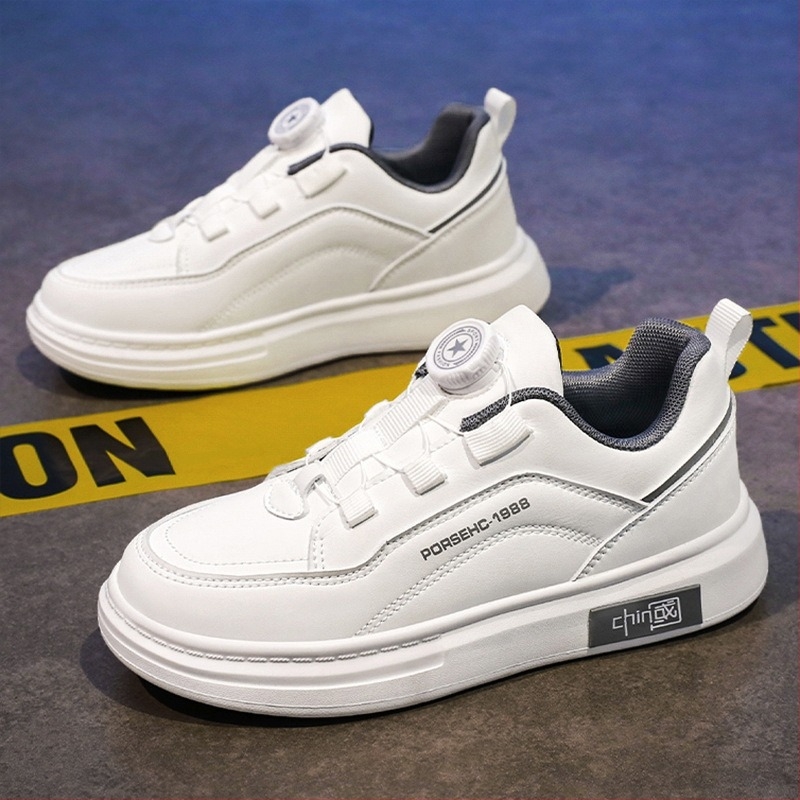 Gyerekeknek szánt hálós felső részű sneaker vastag talppal, forgó gombos zárás, koreai stílus, ősz 2023