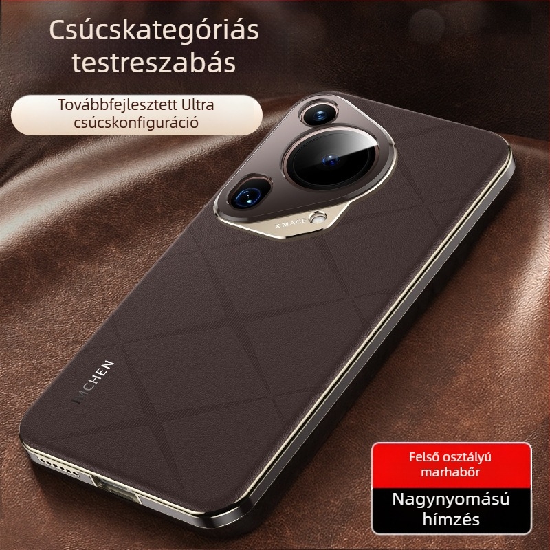 Pura70 Ultra bőrtok Huawei Pura70Pro – védőtok P70 és P60 számára