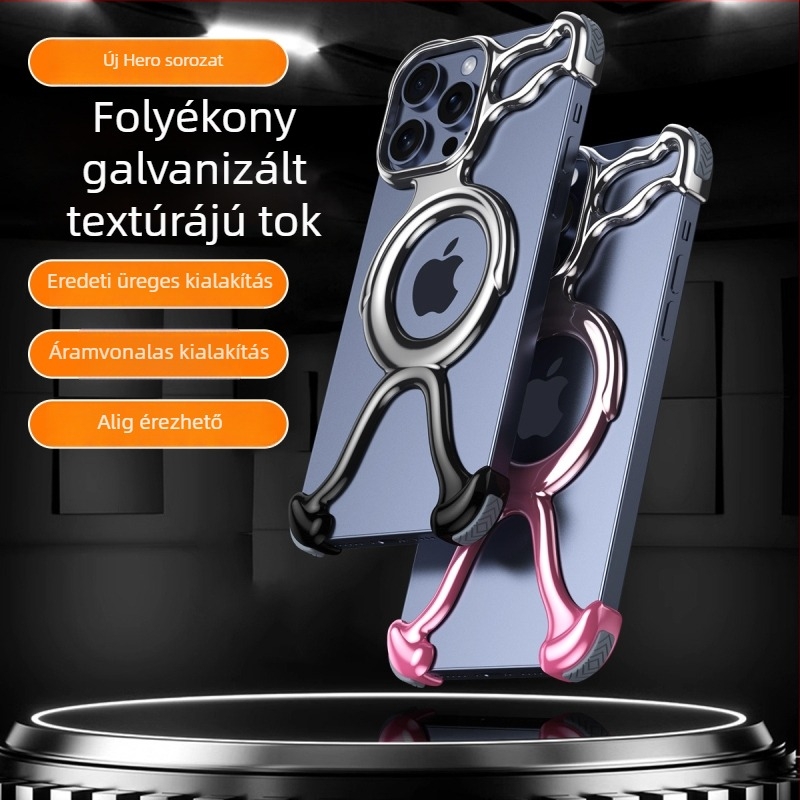 iPhone 16 kivágott tok mágneses hőelvezetéssel — vékony, ütésálló, minimalist prémium megjelenés