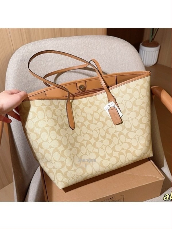 PVC tote táska mágneszárakkal, nagy kapacitású, horizontális négyszög alakú, dupla fogantyú