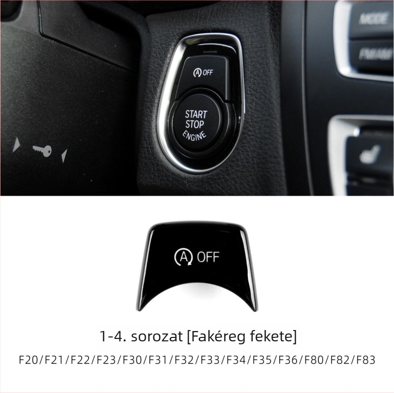 BMW F Chassis start-stop kapcsológomb, kompatibil az 1–7 sorozat és X1–X6 modellekkel