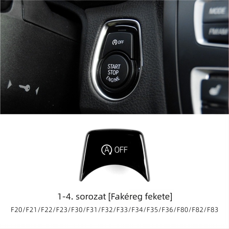 BMW F Chassis start-stop kapcsológomb, kompatibil az 1–7 sorozat és X1–X6 modellekkel