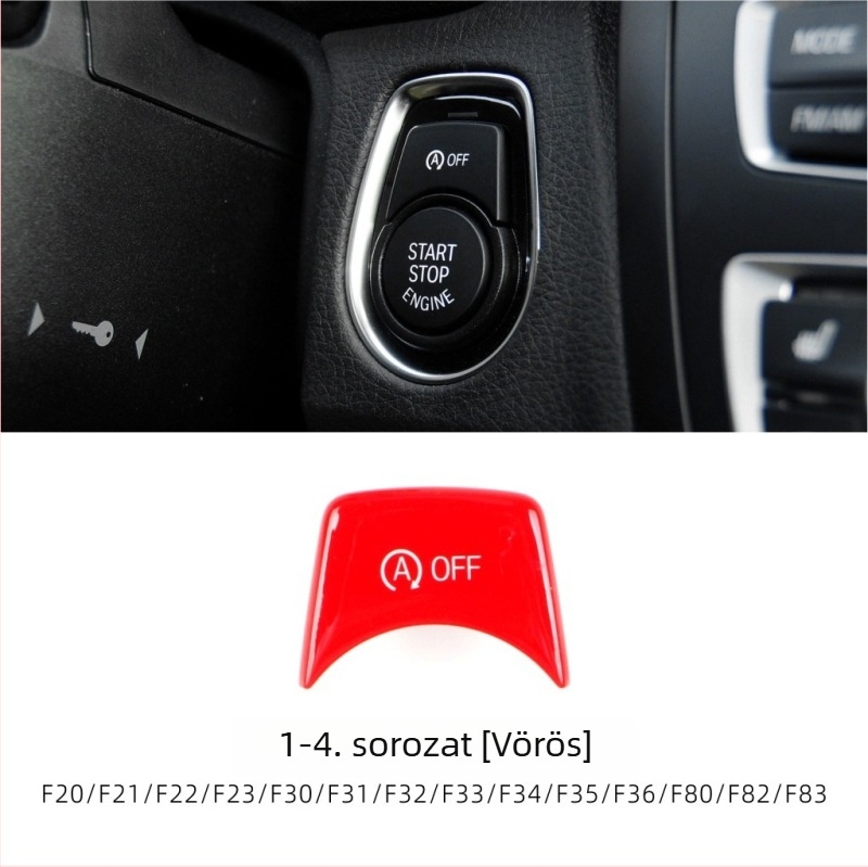 BMW F Chassis start-stop kapcsológomb, kompatibil az 1–7 sorozat és X1–X6 modellekkel