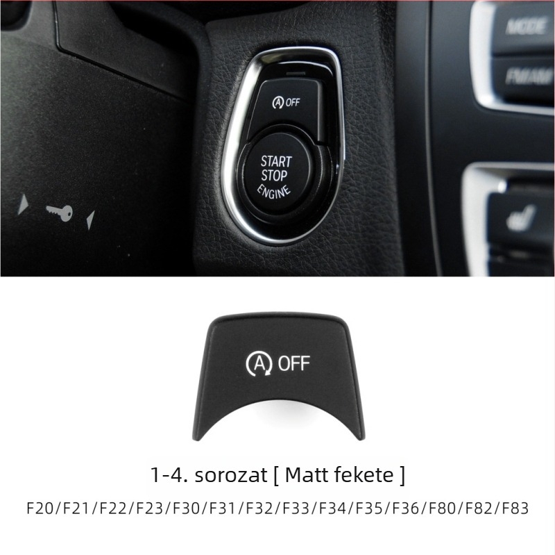 BMW F Chassis start-stop kapcsológomb, kompatibil az 1–7 sorozat és X1–X6 modellekkel