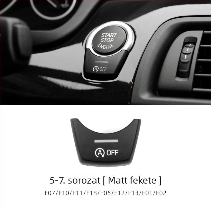 BMW F Chassis start-stop kapcsológomb, kompatibil az 1–7 sorozat és X1–X6 modellekkel