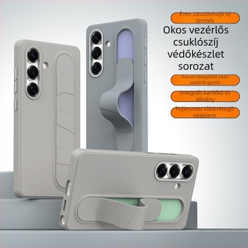 Samsung telefonhoz készült tok állvánnyal, csúszásmentes, hővezetés, ütésálló, forró préselt polikarbonát