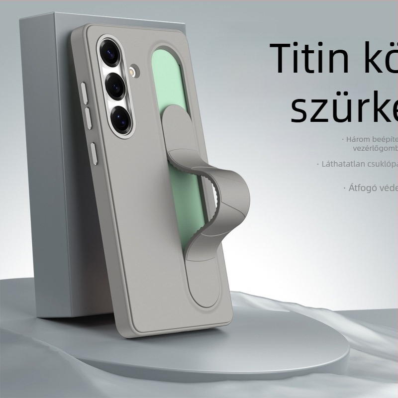 Samsung telefonhoz készült tok állvánnyal, csúszásmentes, hővezetés, ütésálló, forró préselt polikarbonát