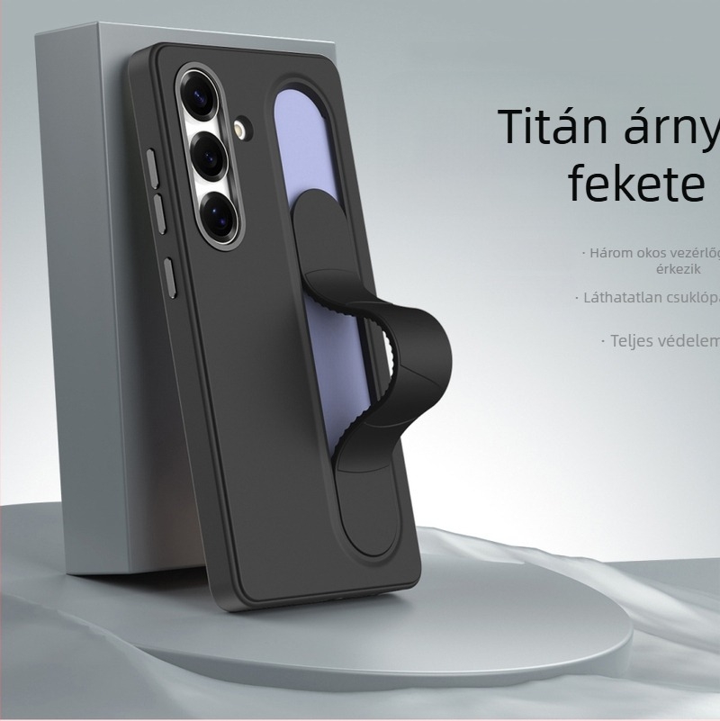 Samsung telefonhoz készült tok állvánnyal, csúszásmentes, hővezetés, ütésálló, forró préselt polikarbonát