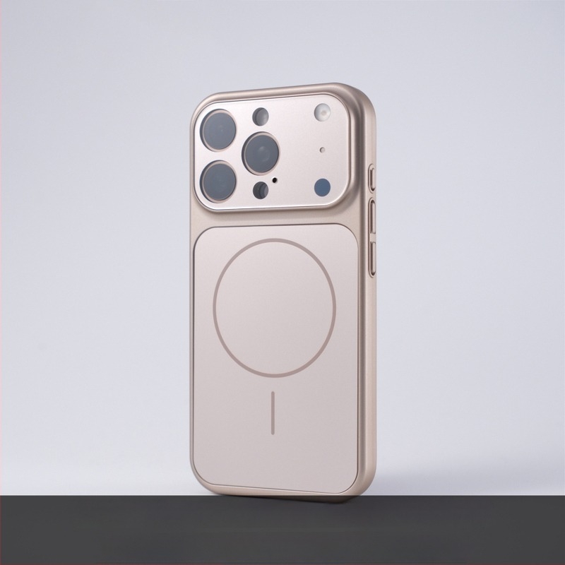 iPhone 17 Pro Max tok – Nagy ablakkal, mágneses rögzítés, matt felület, ütésálló, ujjlenyomat-mentes