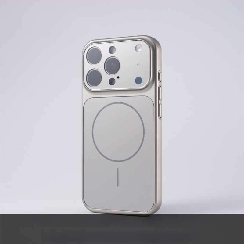 iPhone 17 Pro Max tok – Nagy ablakkal, mágneses rögzítés, matt felület, ütésálló, ujjlenyomat-mentes