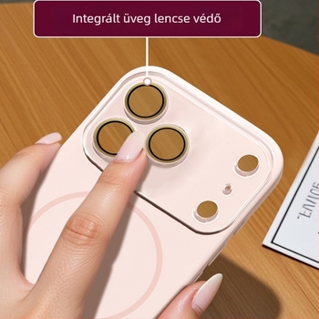 Apple telefon tok, folyékony szilikonból, matt felülettel, ütésálló védelem, egyszerű és elegáns