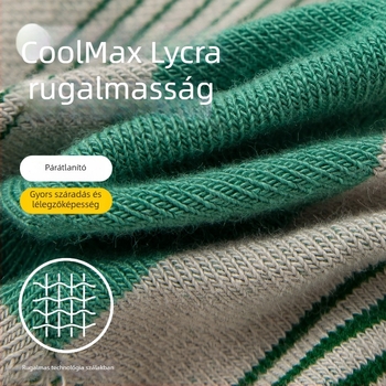 Ötujjú zokni középmagas vádliig, uniszex, nejlon, gyorsan száradó, csúszásmentes, súrlódás elleni