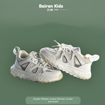 Gyermekeknek szánt dad shoes sportcipő, hálós felsőrész, légáteresztő, EVA talp, könnyű, uniszex