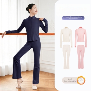 Lányoknak készült gyerekek táncruházata – fő anyag: nylon; anyag: poliészter; 8+ éveseknek; téli 2025