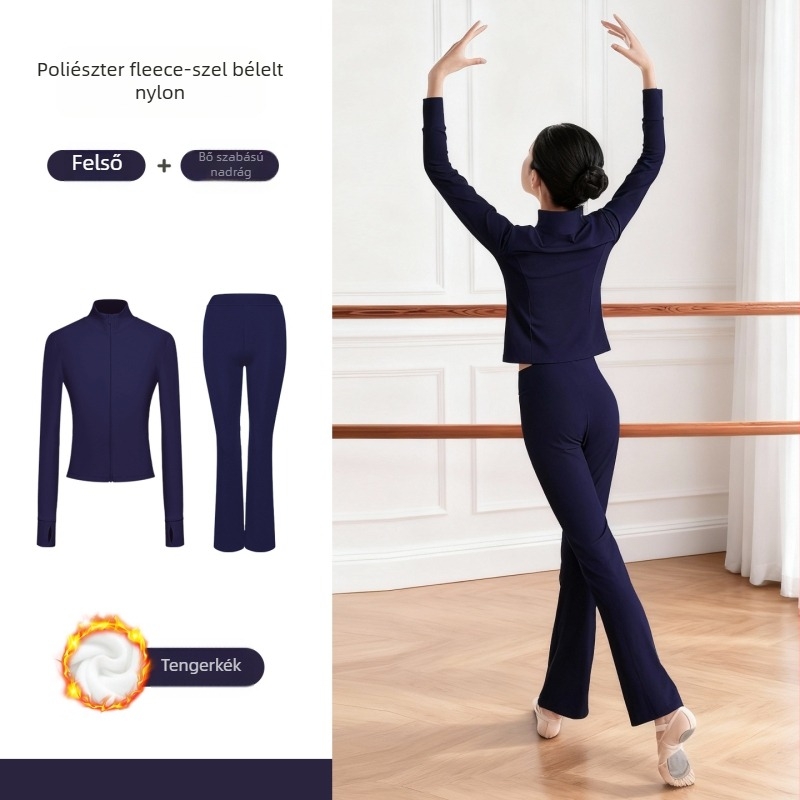 Lányoknak készült gyerekek táncruházata – fő anyag: nylon; anyag: poliészter; 8+ éveseknek; téli 2025