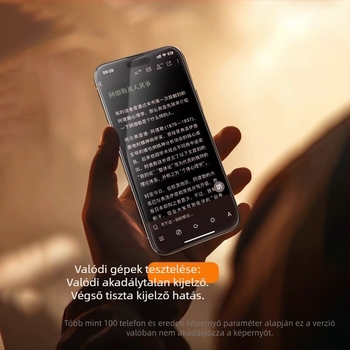 iPhone 16-hoz edzett üvegből készült képernyővédő — teljes lefedettség, HD élesség, karcolásálló, ujjlenyomatmentes, kékfény-szűrés