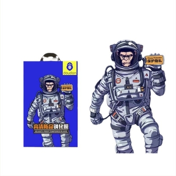 Blue Orangutan edzett üveg kijelzővédő iPhone 17 sorozathoz – HD, matt bevonat, adatvédelmi (anti-peep), ujjlenyomat-mentes, kékfény-szűrő