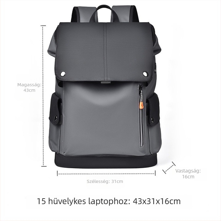 BADENROO vízálló Flip-Top hátizsák, uniszex, mindennapi és utazási használatra, 20–35 liter, Oxford anyag