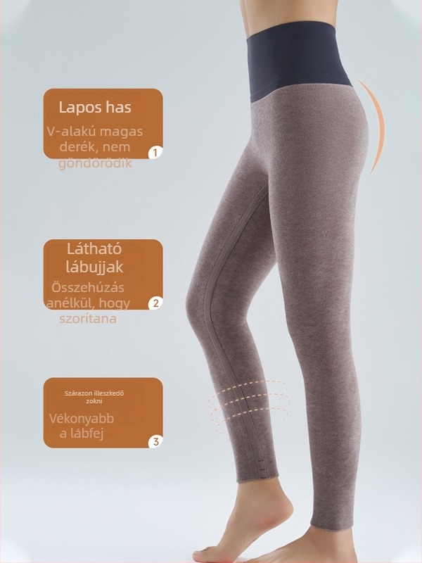 Jóga leggings nylon-spandex anyagból, tömör, farizomemelő hatás, szoros fazon, egyszínű minta