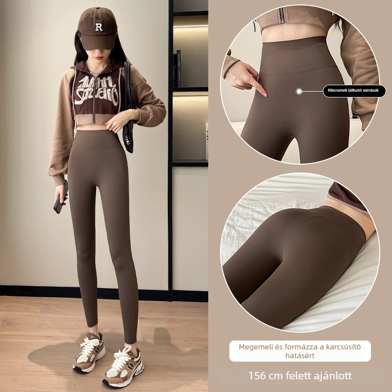 Női jóga leggings 2026 őszi szezon eleje, varrás nélkül, karcsúsító, hasba kontroll, fenékemelés, 3D hatás
